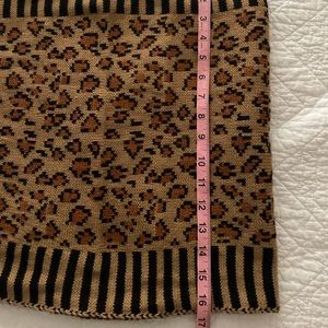 Vans leopard print scarf